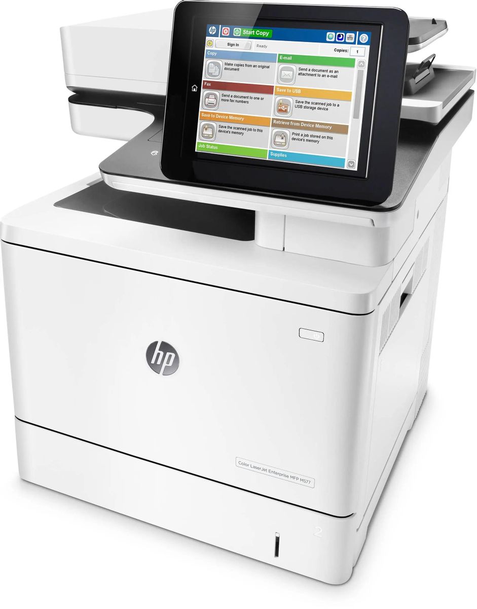МФУ лазерный HP Color LaserJet Enterprise M776dn цветная печать, A3, цвет белый [t3u55a]